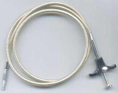 Cable Release - Metal - 3 FT LONG